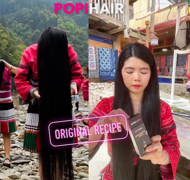 Rice water for hair growth original recipe produced by Yao women